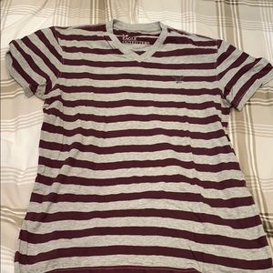 American Eagles Striped Tee Shirt: Size M
